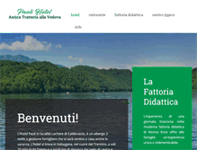 Tablet Screenshot of paolihotel.com
